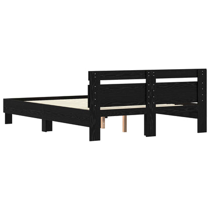 Bedframe met hoofdeinde Massief Eikenhout
