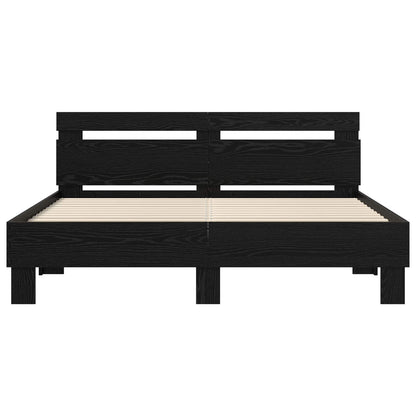 Bedframe met hoofdeinde Massief Eikenhout