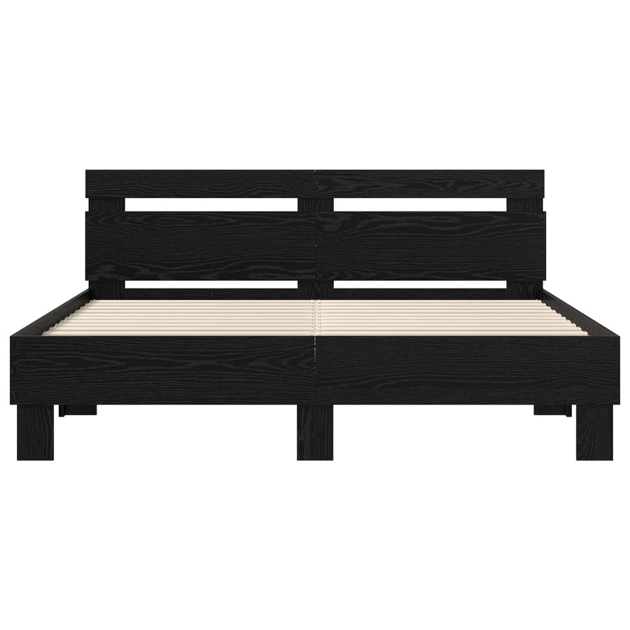 Bedframe met hoofdeinde Massief Eikenhout