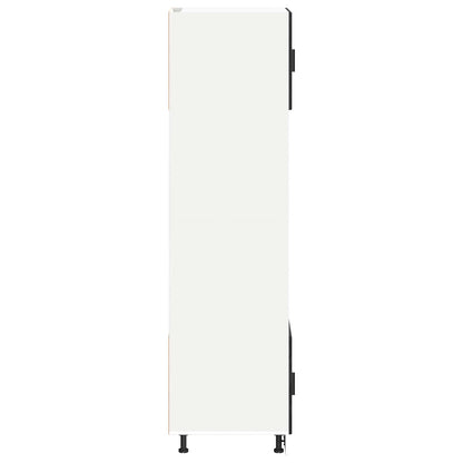 Keukenkast Bewerkt Hout Zwart Eiken 60 x 57 x 207 cm 1x oven kast