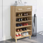 Schoenenkast 60x35x105 cm bewerkt hout