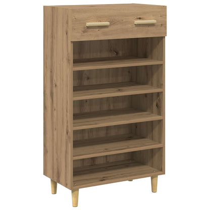 Schoenenkast Ambachtelijk eiken 60 x 35 x 105 cm Bewerkt hout