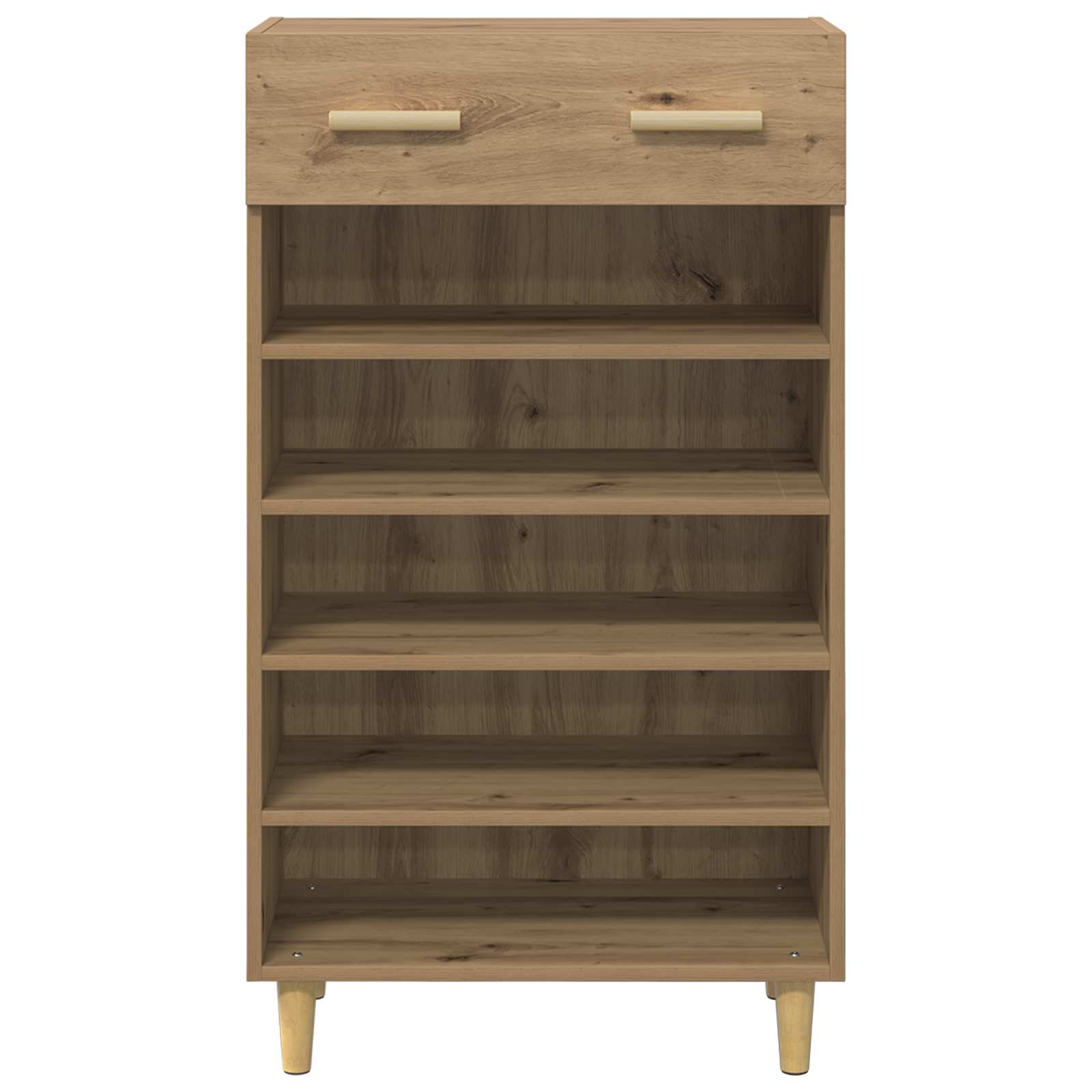 Schoenenkast Ambachtelijk eiken 60 x 35 x 105 cm Bewerkt hout