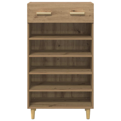 Schoenenkast Ambachtelijk eiken 60 x 35 x 105 cm Bewerkt hout