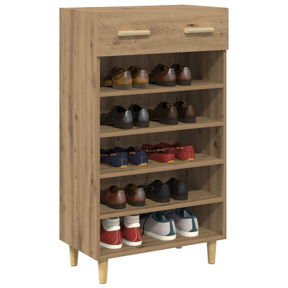 Schoenenkast Ambachtelijk eiken 60 x 35 x 105 cm Bewerkt hout