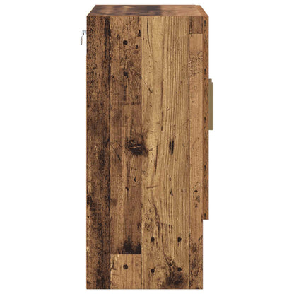 Wandkast Wandgemonteerd Oudhout 60 x 31 x 70 cm Bewerkt hout