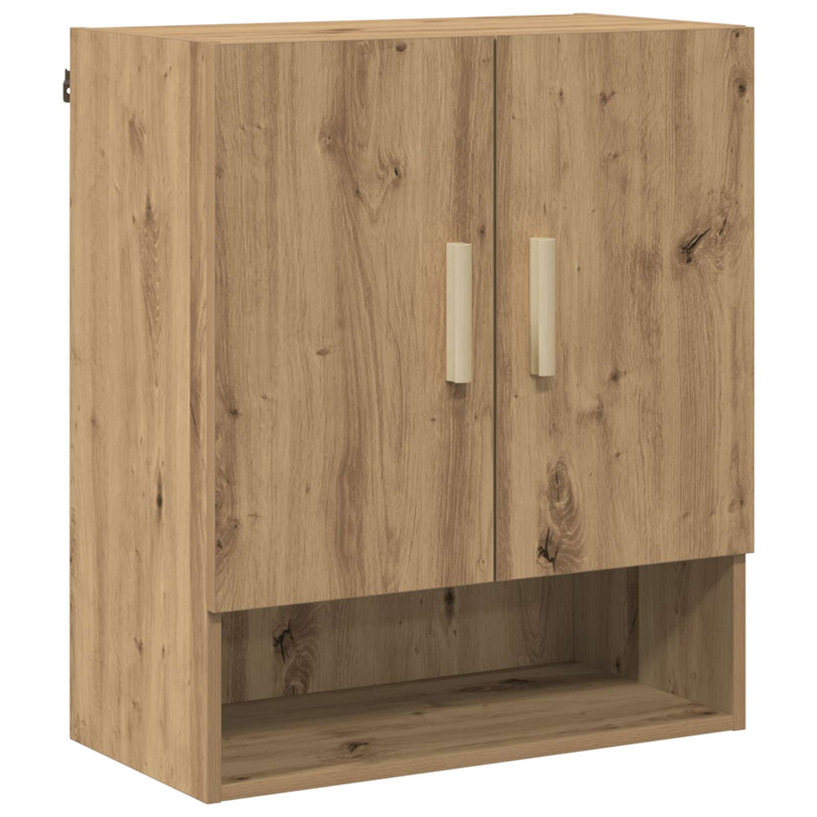 Wandkast Ambachtelijk eiken 60 x 31 x 70 cm Bewerkt hout