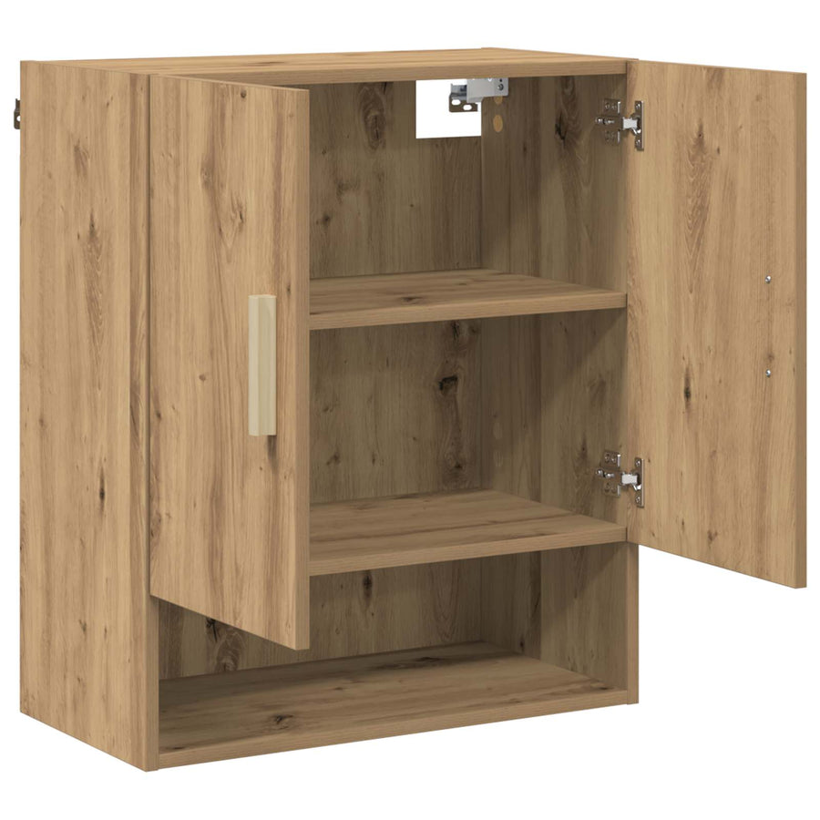 Wandkast Ambachtelijk eiken 60 x 31 x 70 cm Bewerkt hout