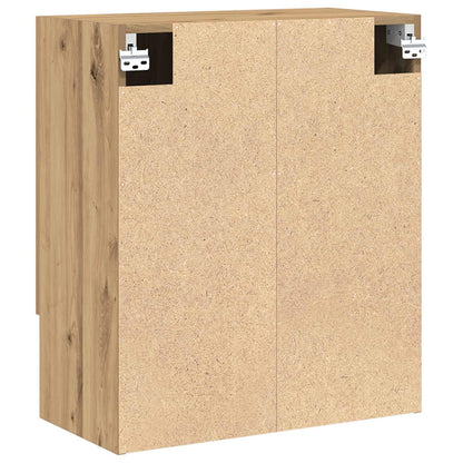 Wandkast Ambachtelijk eiken 60 x 31 x 70 cm Bewerkt hout