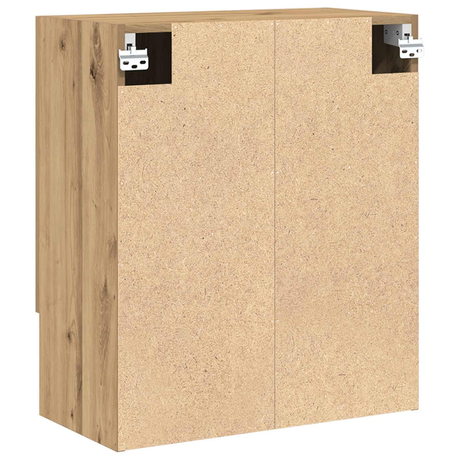Wandkast Ambachtelijk eiken 60 x 31 x 70 cm Bewerkt hout
