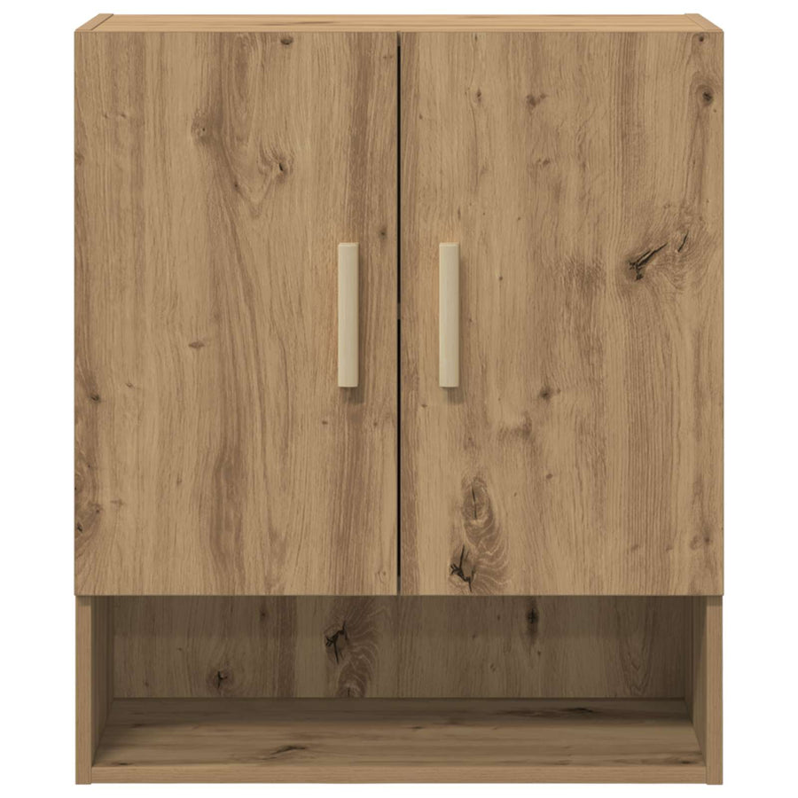 Wandkast Ambachtelijk eiken 60 x 31 x 70 cm Bewerkt hout