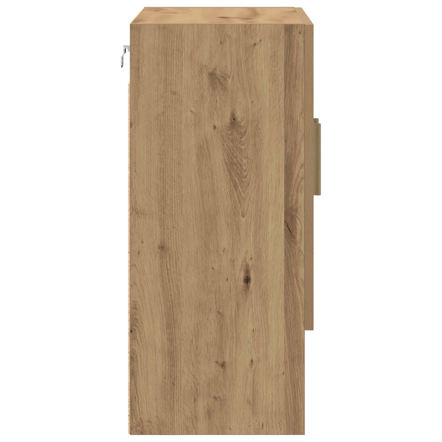 Wandkast Ambachtelijk eiken 60 x 31 x 70 cm Bewerkt hout