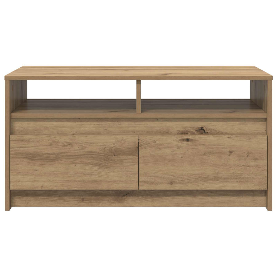 Salontafel Ambachtelijk eiken 90 x 50 x 45 cm Bewerkt hout