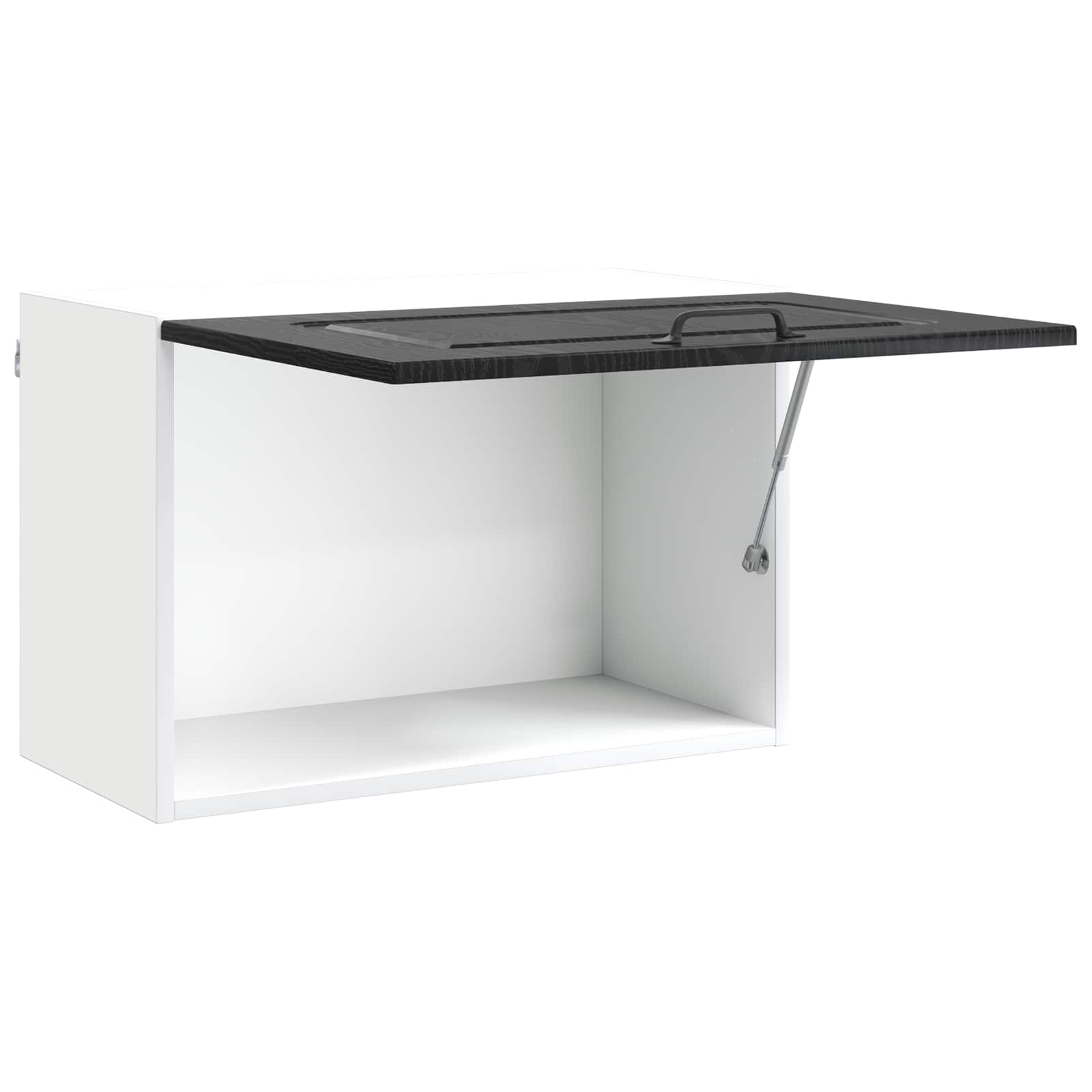Keukenkast Kalmar Zwart Eiken 60 x 31 x 40 cm Bewerkt hout