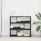Bookshelf Black Oak 100 x 33 x 94.5 cm Engineered wood