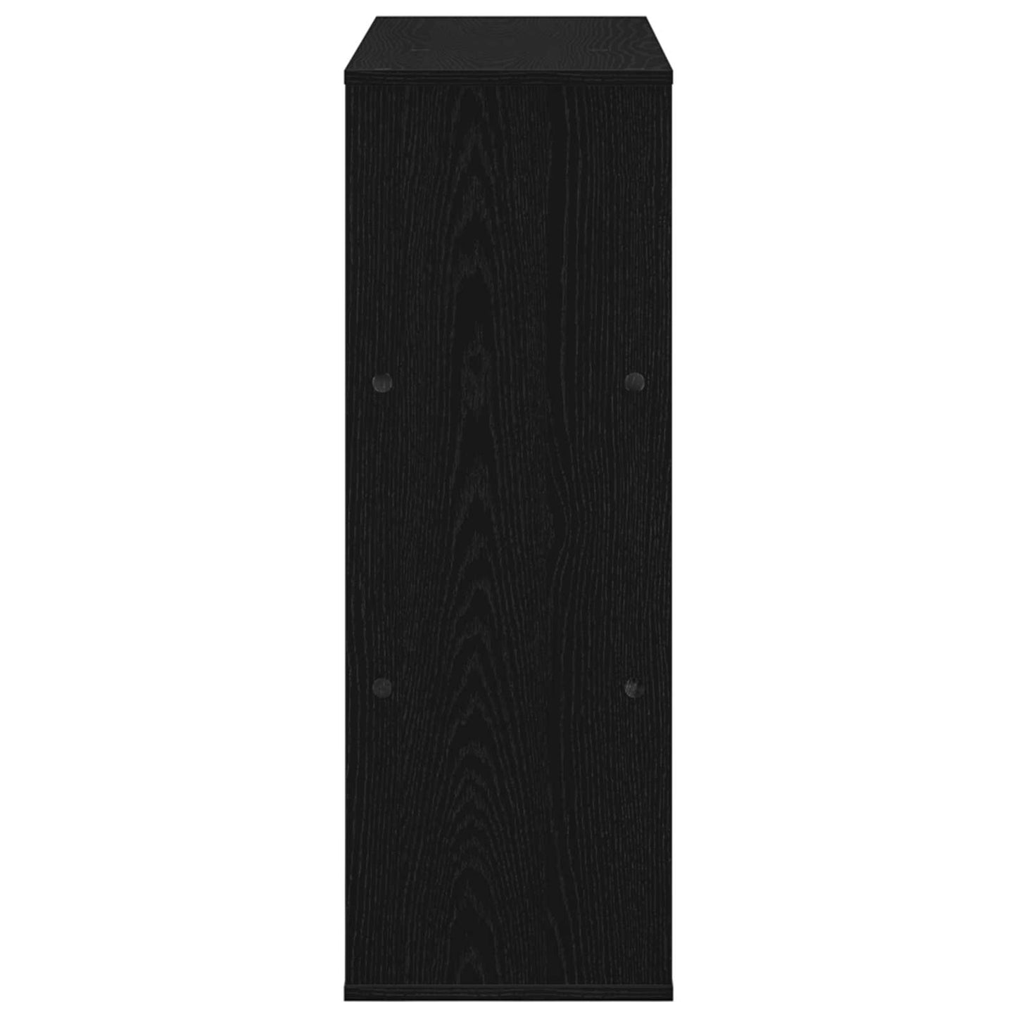 Boekenplank Zwart Eiken 100 x 33 x 94,5 cm Bewerkt hout