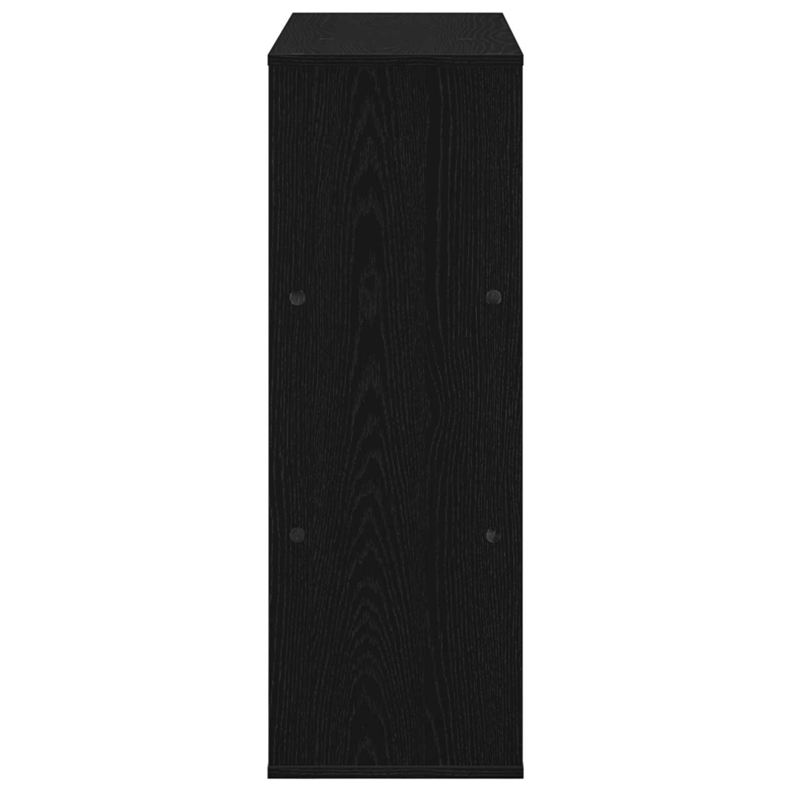 Boekenplank Zwart Eiken 100 x 33 x 94,5 cm Bewerkt hout