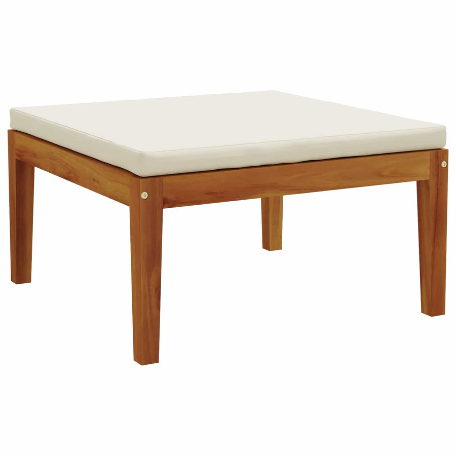 10 st Massief acaciahout & touw Naturel