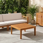 Tafel massief acaciahout 60x60x30 cm naturel