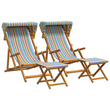 Ligstoel 4 pcs 3 Positie massief eucalyptushout Meerkleurig