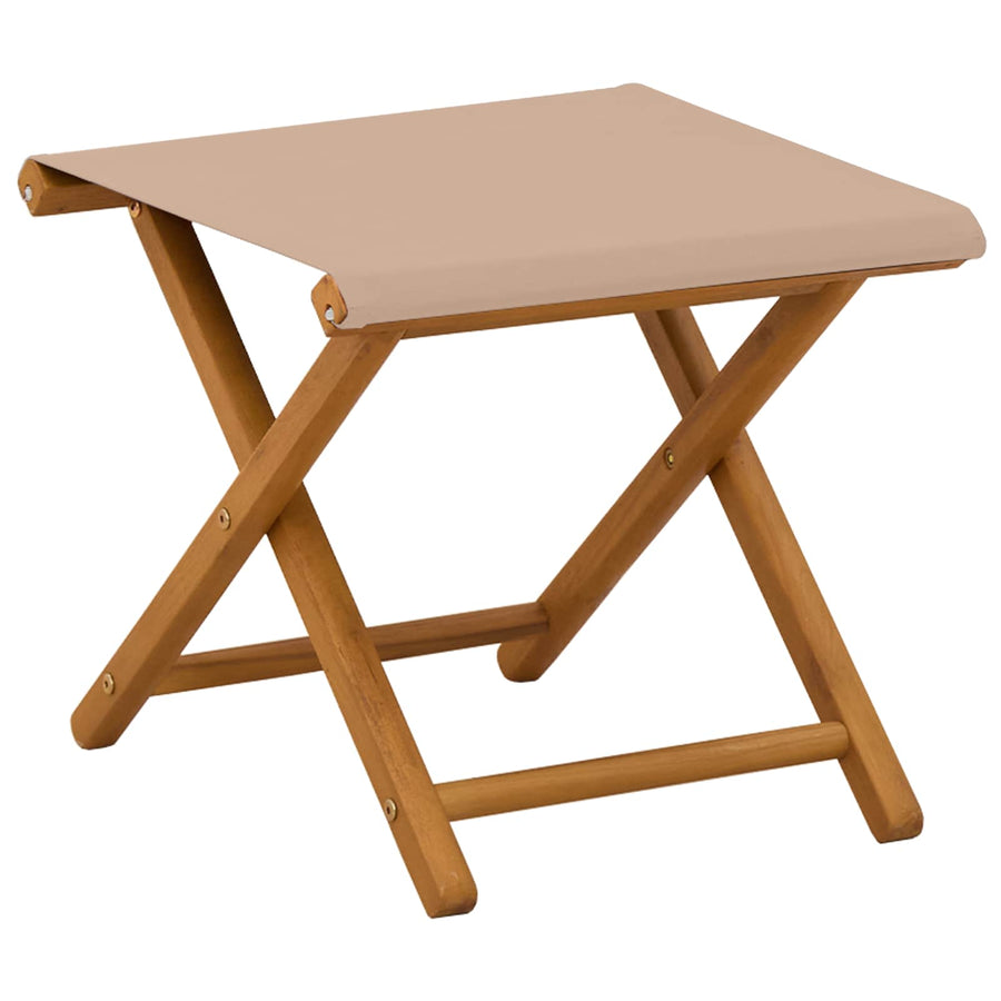 Ligstoel 4 st 3 Positie massief eucalyptushout Taupe