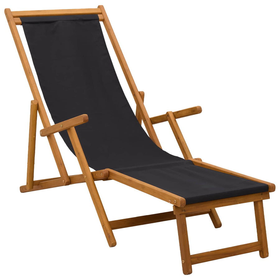 Opvouwbare zonnebed 2 pcs 3 Positie Massief Eucalyptus Hout