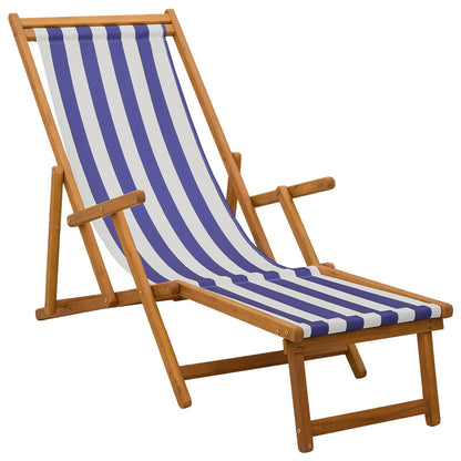 Opvouwbare zonnebed 2 pcs 3 Positie Massief Eucalyptus Hout