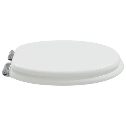 Toiletbril Wit 44 x 38 cm MDF-plaat