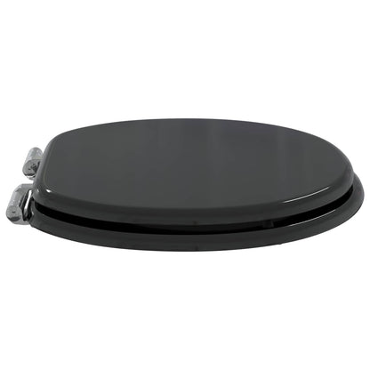 Toiletbril Zwart 44 x 38 cm MDF-plaat