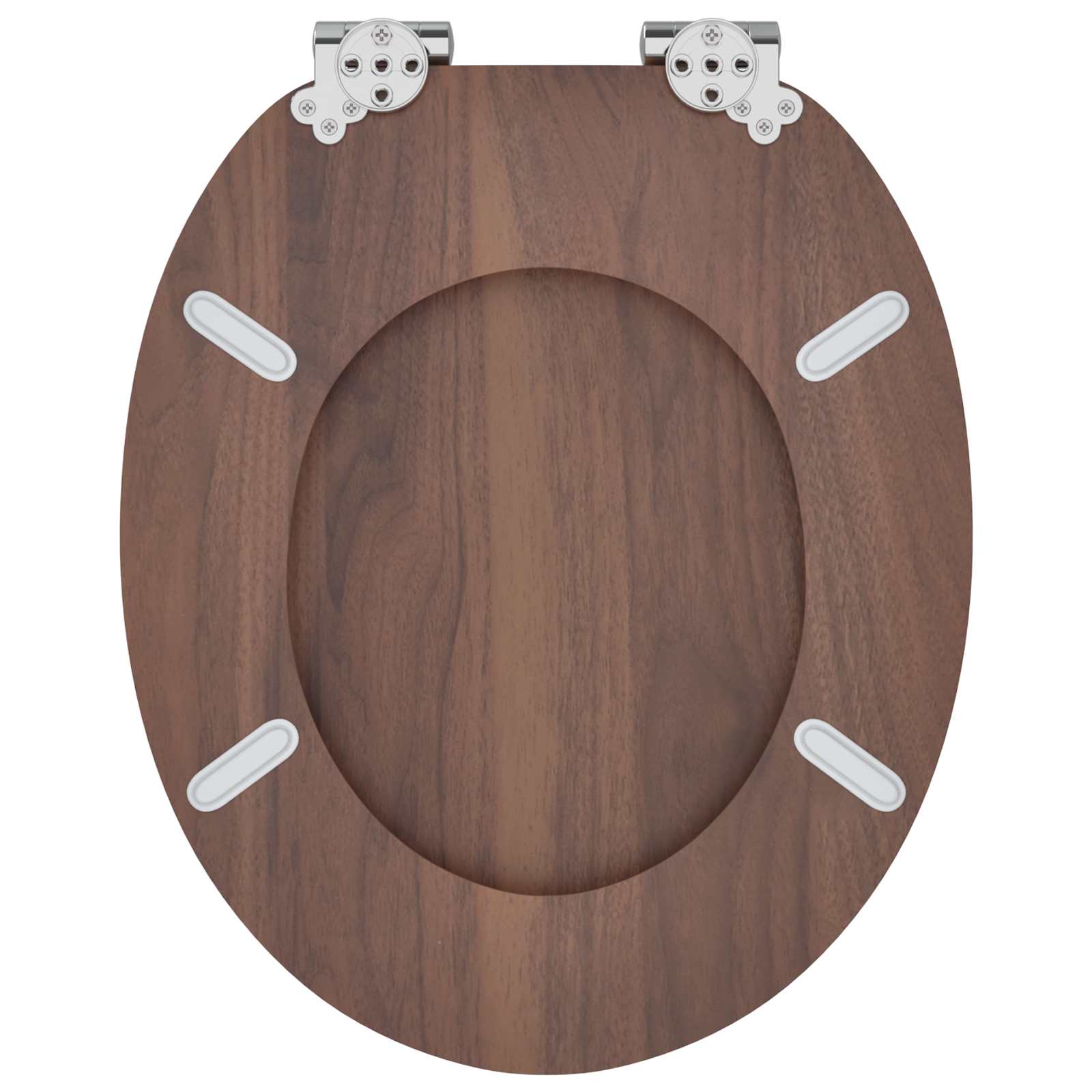 Toiletbril Bruin 44 x 38 cm MDF-plaat