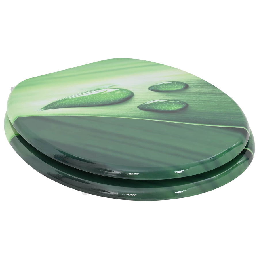 Toiletbril Groene Druppel 44 x 38 cm MDF-plaat