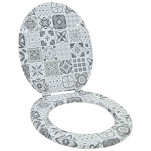Toiletzitting Grijs 43,8 x 37,8 cm MDF-plaat