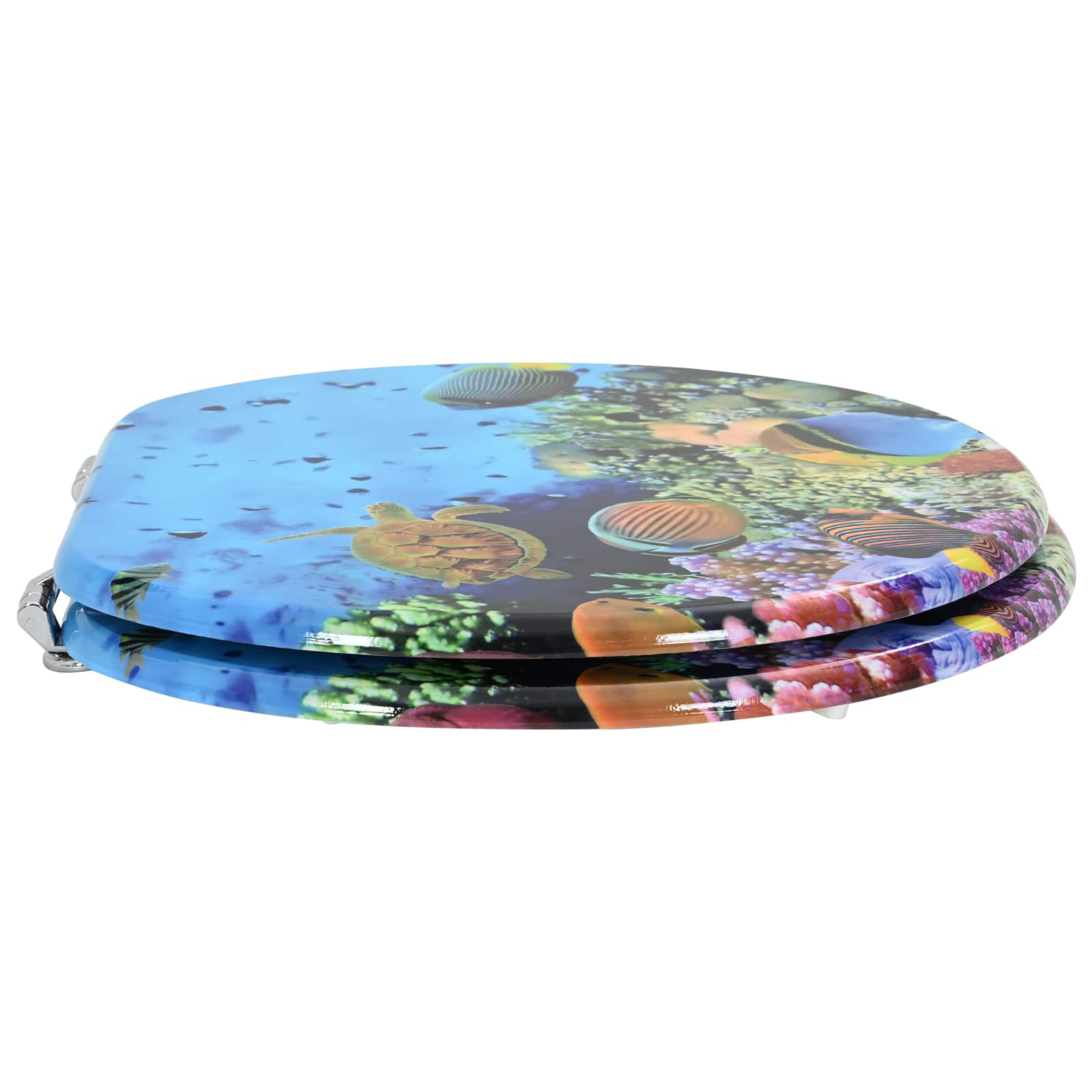 Toiletbril Diep Zee Blauw 44 x 38 cm MDF-plaat