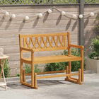 Tuin schommelbank massief acaciahout 110x59x97 cm naturel