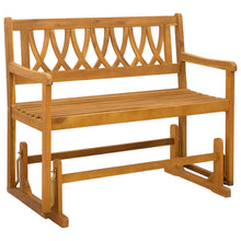Tuin Glider Bank Naturel 110 x 59 x 97 cm Massief Acaciahout
