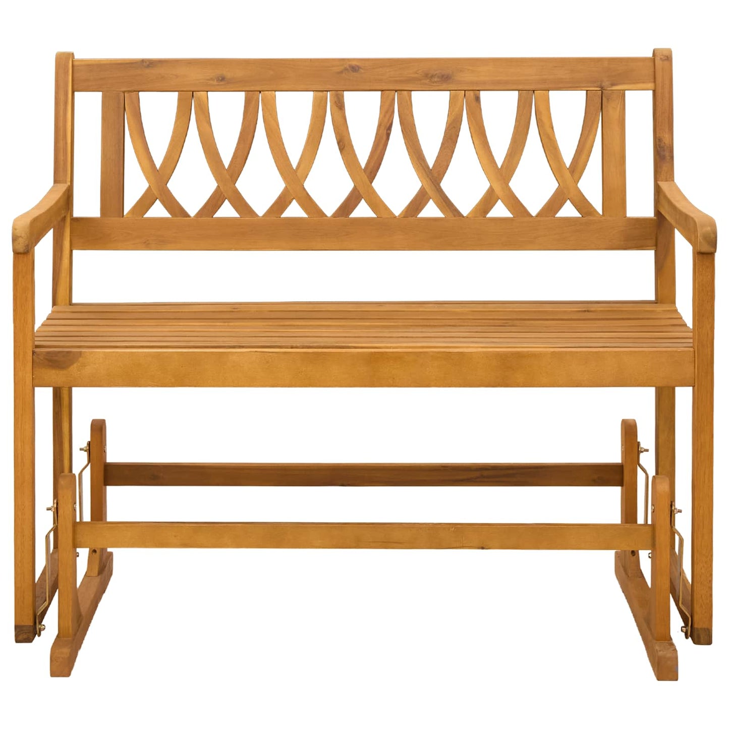 Tuin Glider Bank Naturel 110 x 59 x 97 cm Massief Acaciahout