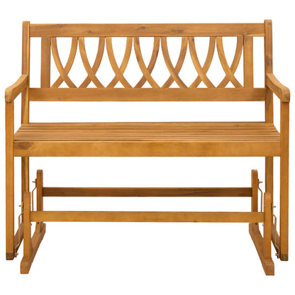 Tuin Glider Bank Naturel 110 x 59 x 97 cm Massief Acaciahout