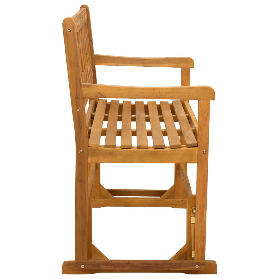 Tuin Glider Bank Naturel 110 x 59 x 97 cm Massief Acaciahout