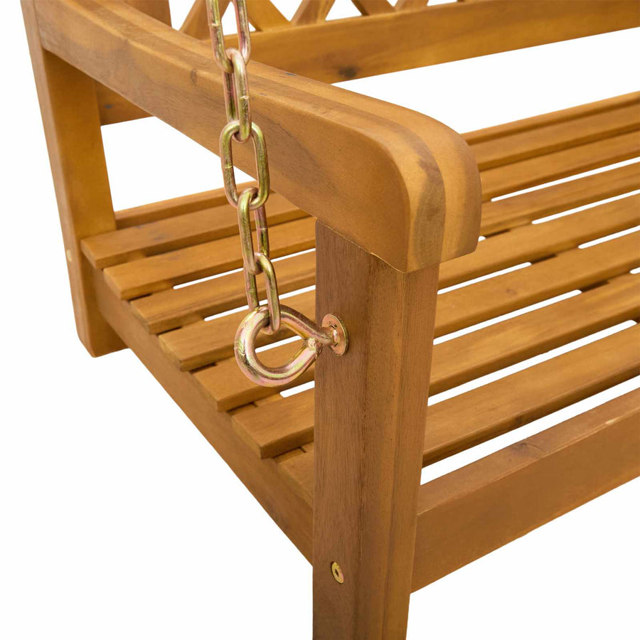 Tuin Hangbank Naturel 110 x 56 x 58 cm Massief Acaciahout