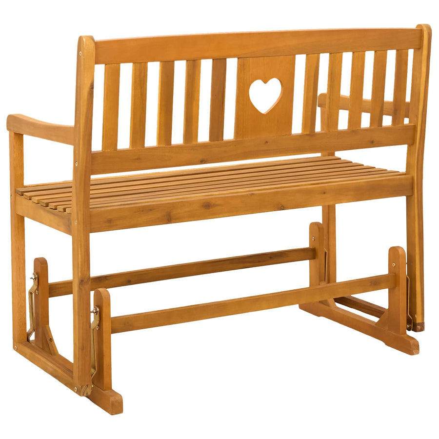 Tuin Glider Bank Naturel 110 x 59 x 97 cm Massief Acaciahout