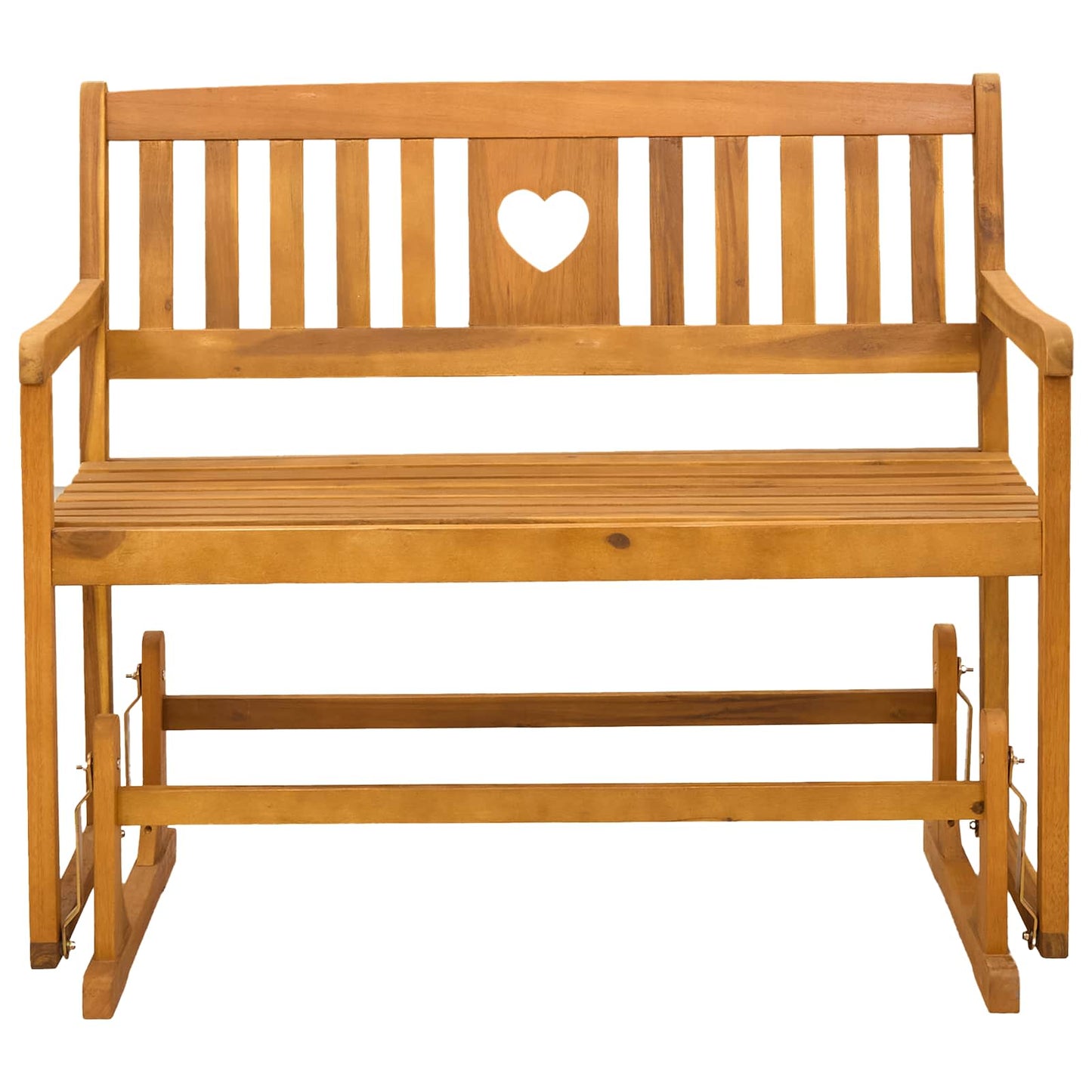 Tuin Glider Bank Naturel 110 x 59 x 97 cm Massief Acaciahout