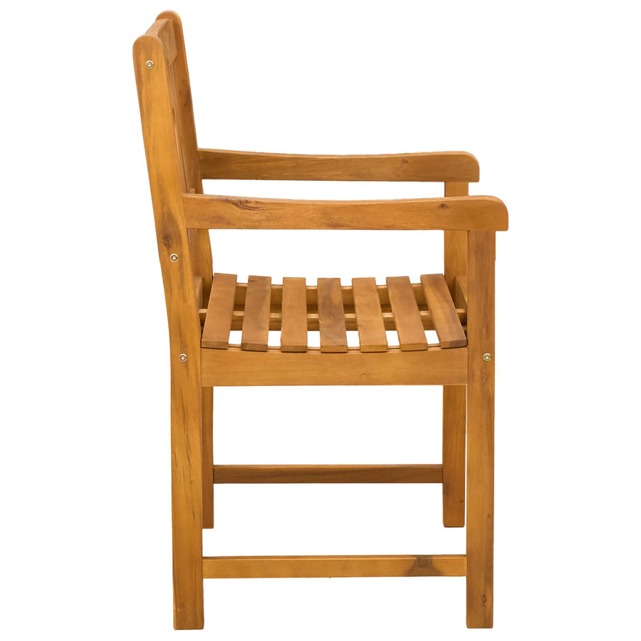 Tuinbank 2 pcs Naturel 56 x 55,5 x 90 cm Massief Acaciahout