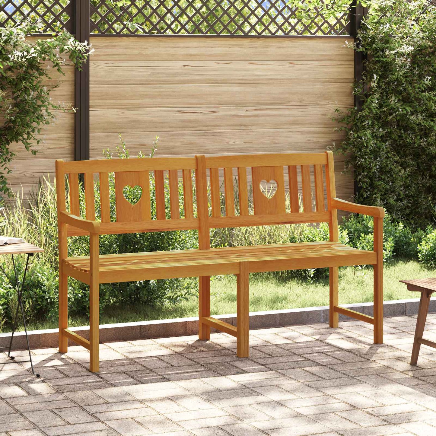 Tuinbank Naturel 150 x 55,5 x 90 cm Massief Acaciahout