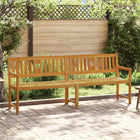 Tuinbank massief acaciahout 220x55.5x90 cm geolied