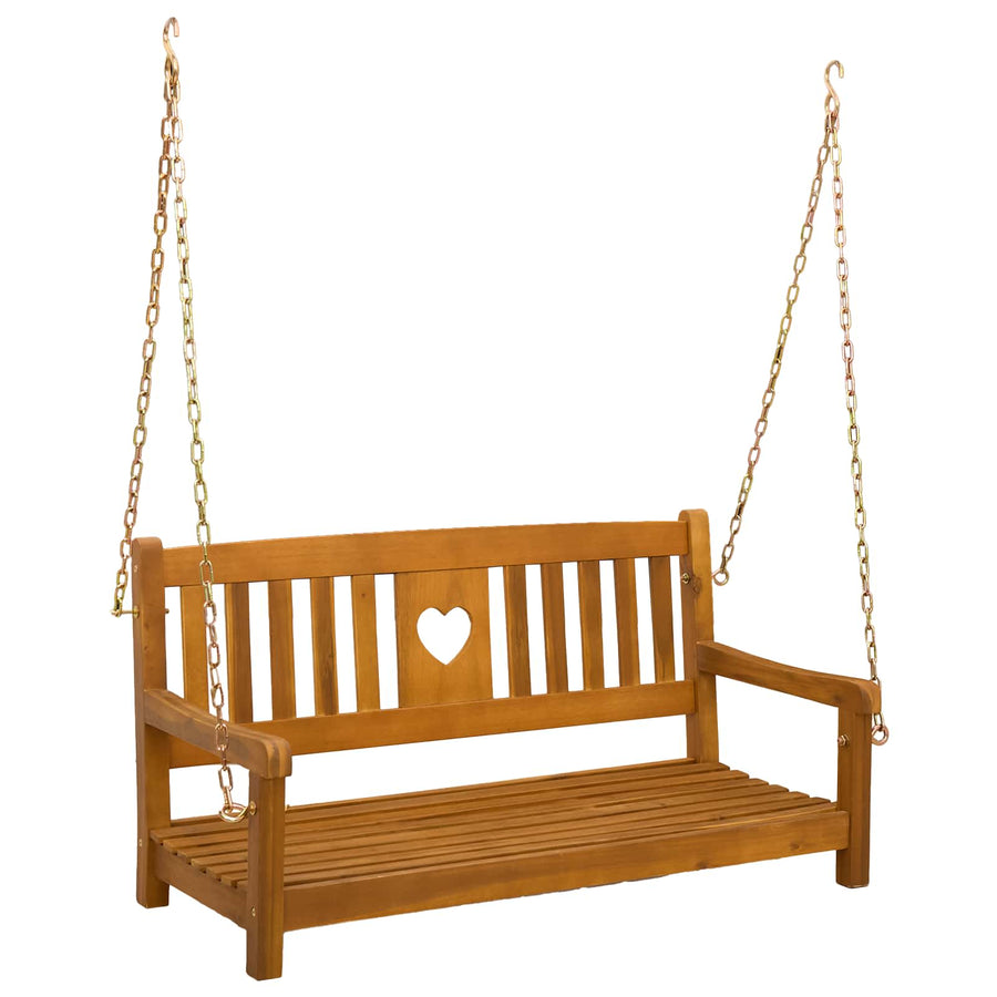 Tuin Hangbank Naturel 110 x 56 x 58 cm Massief Acaciahout