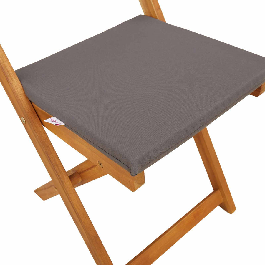 Bistrostoelen voor buiten 2 pcs Donkergrijs 40 x 53 x 80 cm