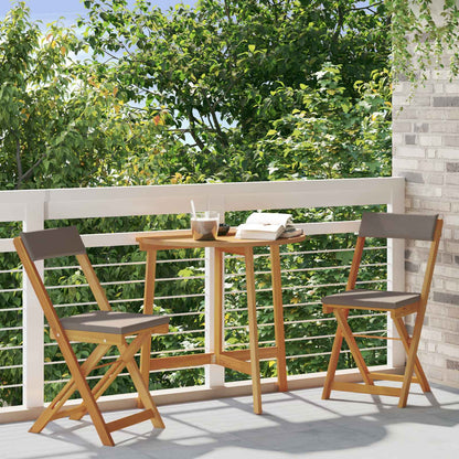 Bistrostoelen voor buiten 2 pcs Donkergrijs 40 x 53 x 80 cm