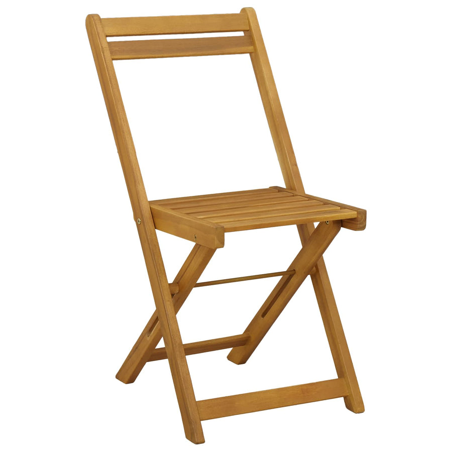 Opvouwbare Tuinstoelen 4 pcs Naturel 40 x 53 x 80 cm