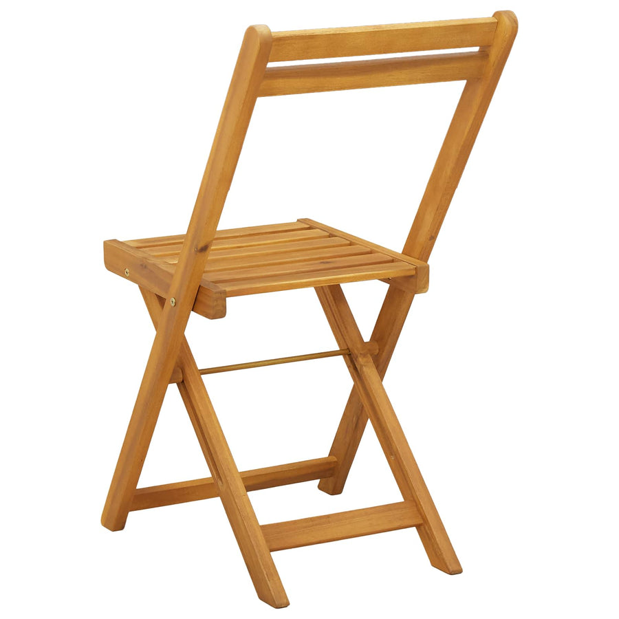 Opvouwbare Tuinstoelen 4 pcs Naturel 40 x 53 x 80 cm
