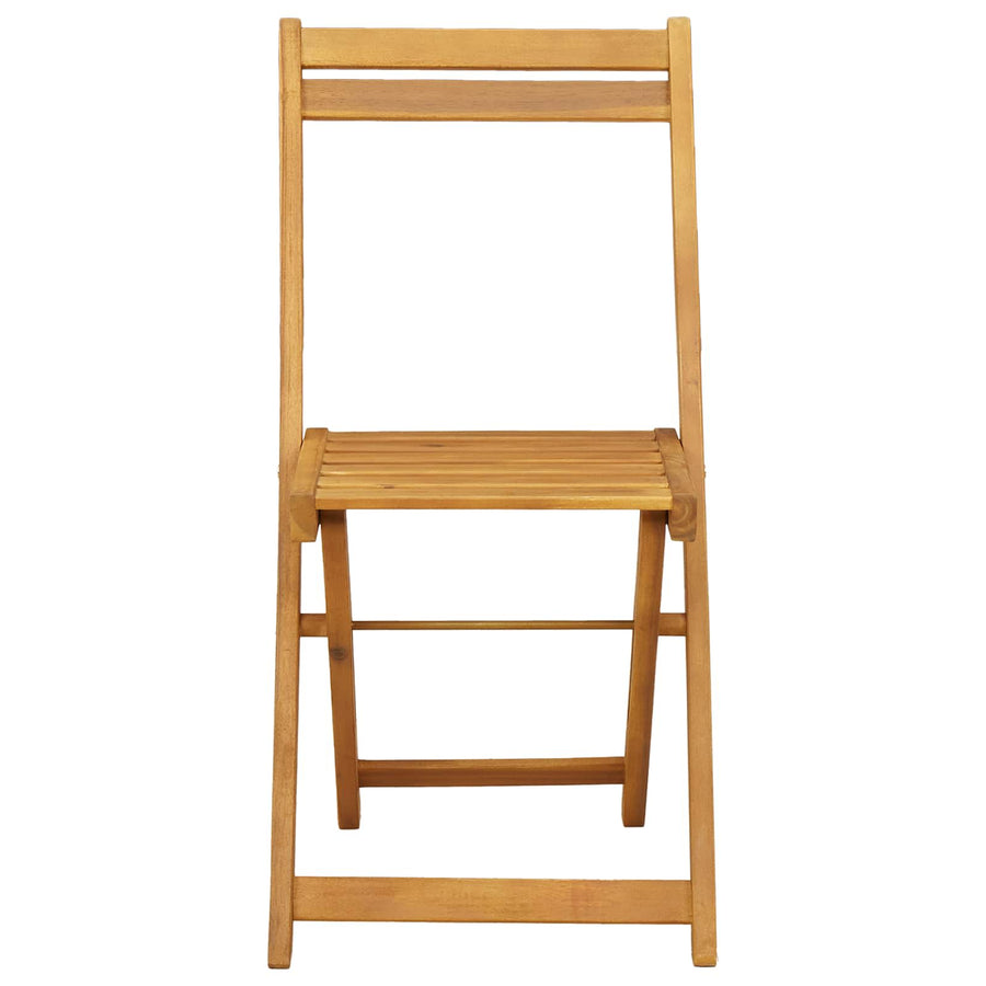 Opvouwbare Tuinstoelen 4 pcs Naturel 40 x 53 x 80 cm
